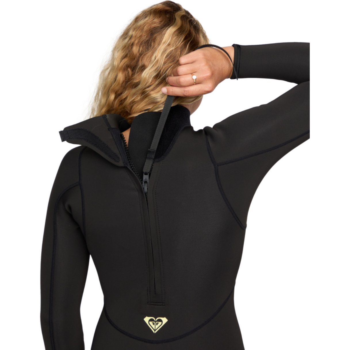 2026 Roxy Womens Prologue+ 2/2mm Long Sleeve Back Zip Springsuit Wetsuit 26BW243505 - Black
